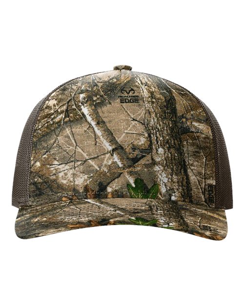112-PFP - Trucker Snapback - Realtree Edge/Brown