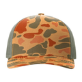Richardson 112-PFP Trucker Snapback - Sienna Duck Camo/Loden
