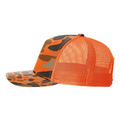 Richardson 112-PFP Trucker Snapback - Blaze Duck Camo/Blaze Orange