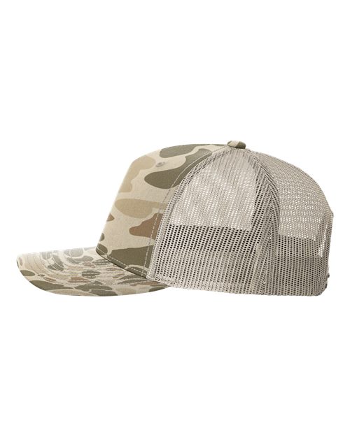 112-PFP - Trucker Snapback - Harvest Duck Camo/Light Tan