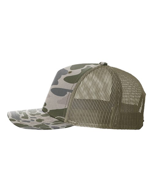 112-PFP - Trucker Snapback - Marsh Duck Camo/Loden