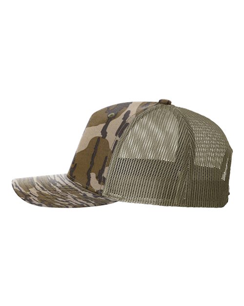112-PFP - Trucker Snapback - Mossy Oak Bottomland/Loden