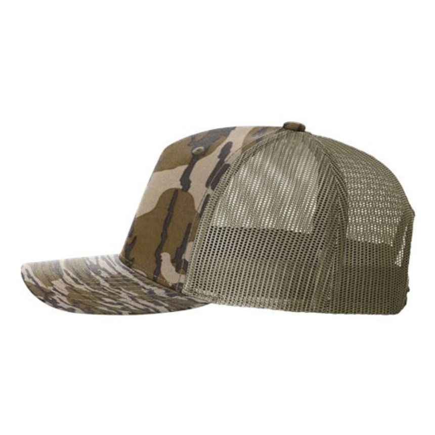 Richardson 112-PFP Trucker Snapback - Mossy Oak Bottomland/Loden