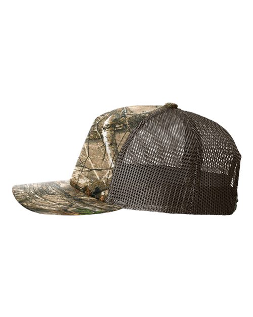 112-PFP - Trucker Snapback - Realtree Edge/Brown