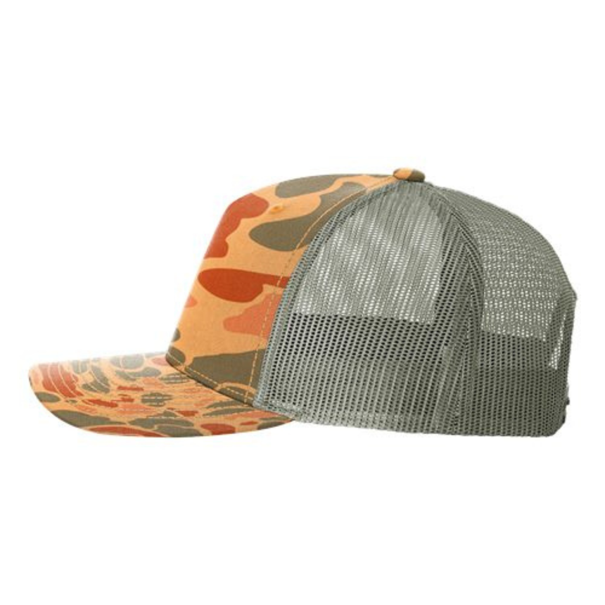 Richardson 112-PFP Trucker Snapback - Sienna Duck Camo/Loden