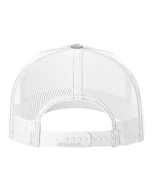 112-PFP - Trucker Snapback - Blizzard Duck Camo/White