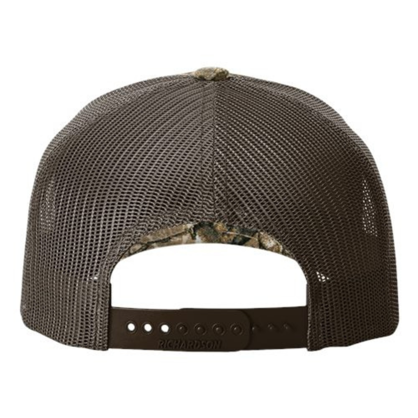 Richardson 112-PFP Trucker Snapback - Realtree Edge/Brown