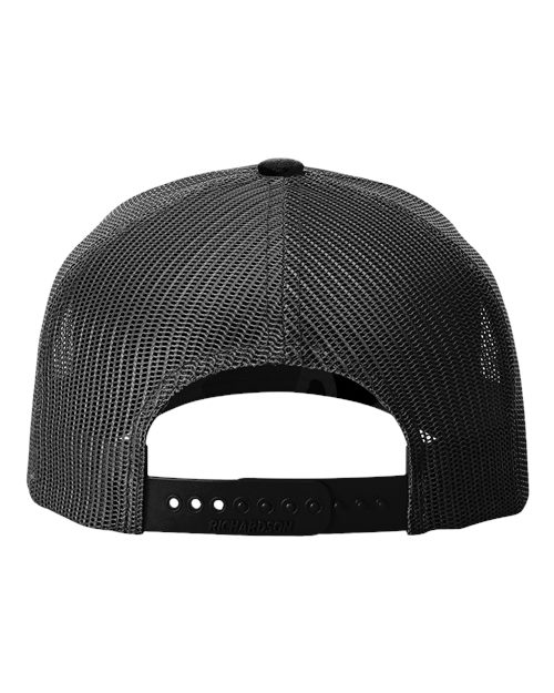 112-PFP - Trucker Snapback - Sable Duck Camo/Black