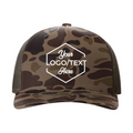 Richardson 112-PFP Trucker Snapback - Bark Duck Camo/Brown