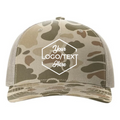 Richardson 112-PFP Trucker Snapback - Harvest Duck Camo/Light Tan