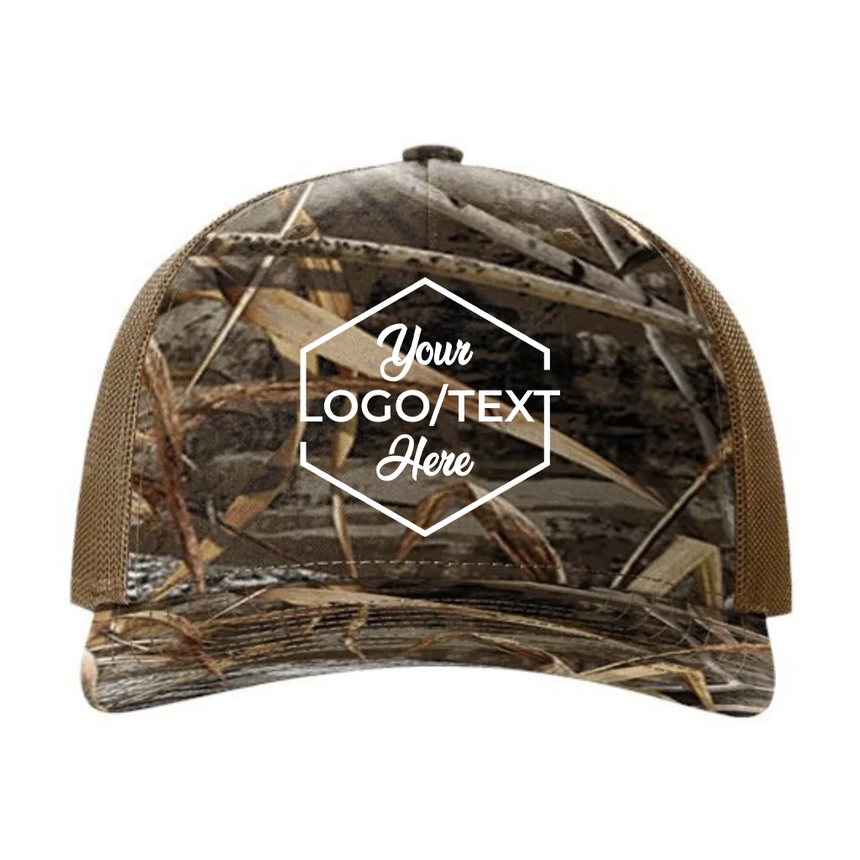 Richardson 112-PFP Trucker Snapback - Realtree Max-7/Buck