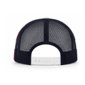 Richardson 112 Snapback Trucker Cap - White/Stars & Stripes