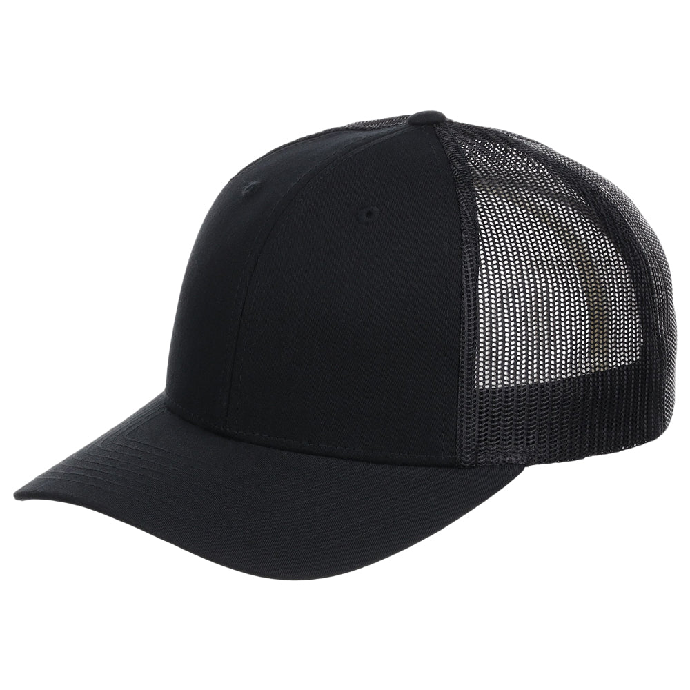 Snapback Trucker Cap - 112 - Black