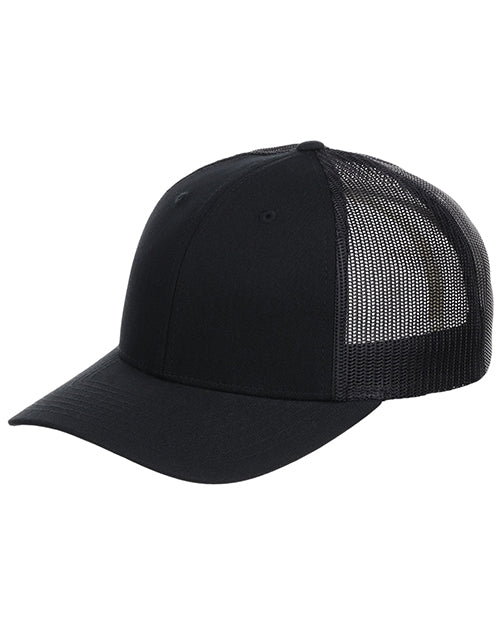Snapback Trucker Cap - 112 - Black