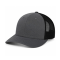 Richardson 112 Snapback Trucker Cap - Charcoal/Black
