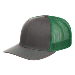 Charcoal/Kelly Green