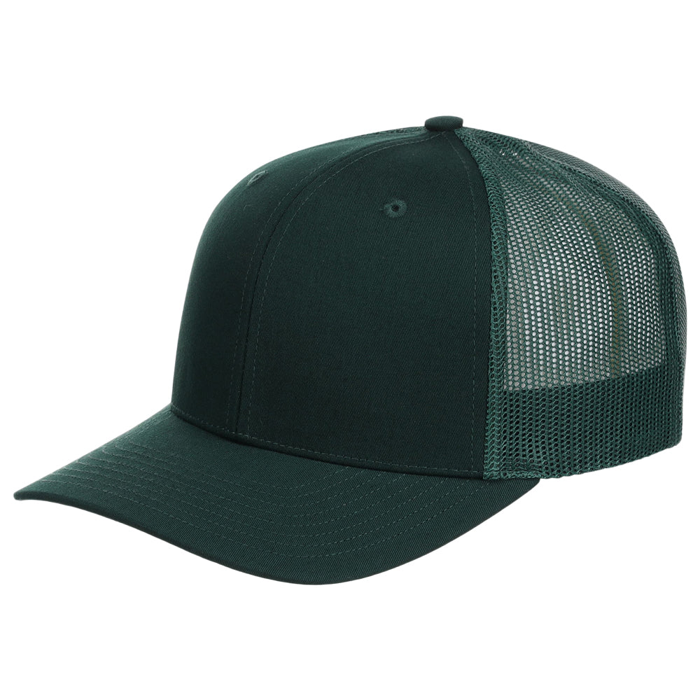 Snapback Trucker Cap - 112 - Dark Green