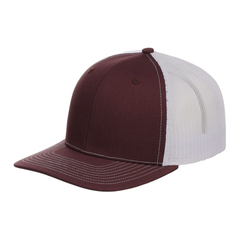 Maroon/White