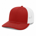 Richardson 112 Snapback Trucker Cap - Red/White