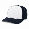 Richardson 112 Snapback Trucker Cap - White/Navy