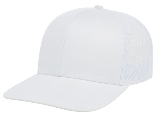 Snapback Trucker Cap - 112 - White/White