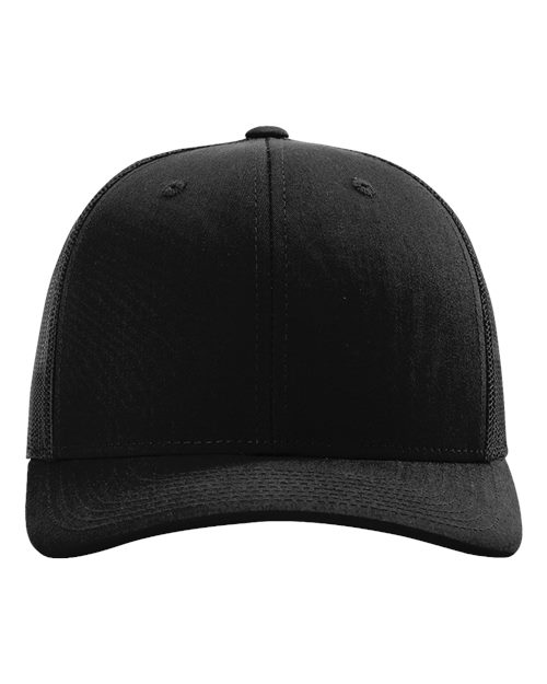 Snapback Trucker Cap - 112 - Black