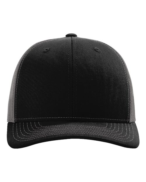 Snapback Trucker Cap - 112 - Black/Charcoal