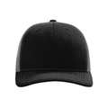 Richardson 112 Snapback Trucker Cap - Black/Charcoal
