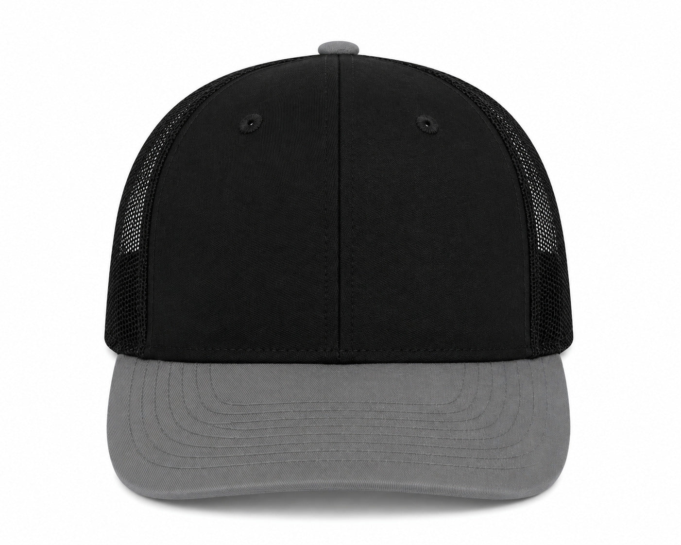 Snapback Trucker Cap - 112 - Black/Grey