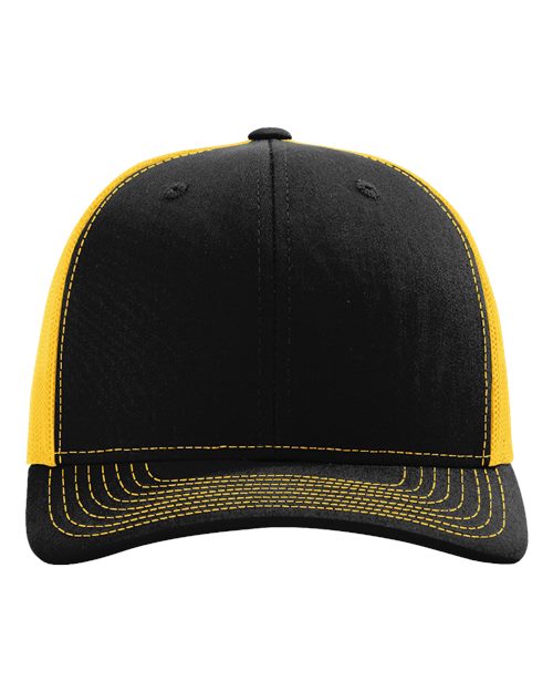 Snapback Trucker Cap - 112 - Black/Gold