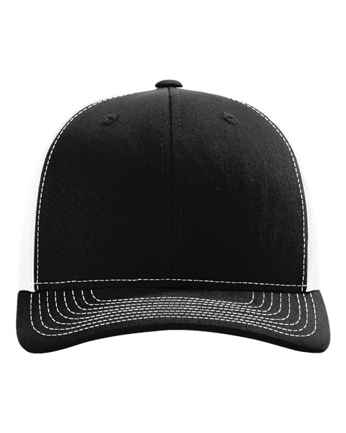 Snapback Trucker Cap - 112 - Black/White