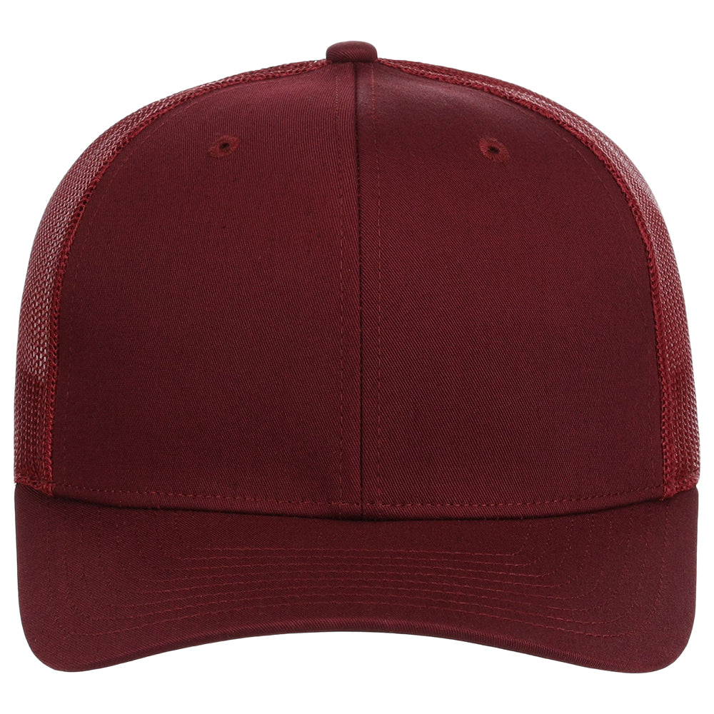 Snapback Trucker Cap - 112 - Cardinal Red