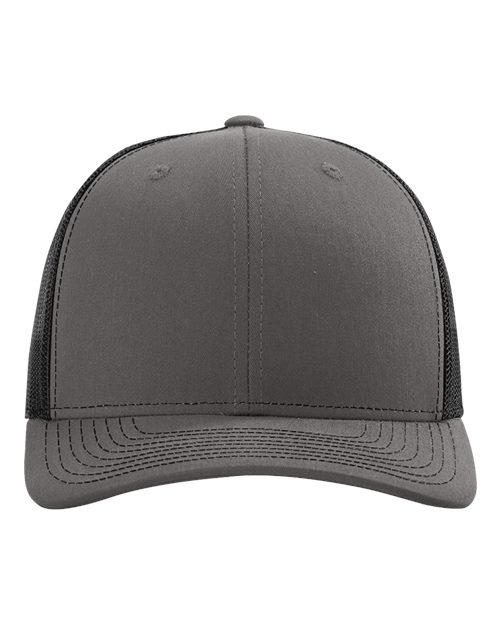 Snapback Trucker Cap - 112 - Charcoal/Black