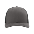 Richardson 112 Snapback Trucker Cap - Charcoal/Black
