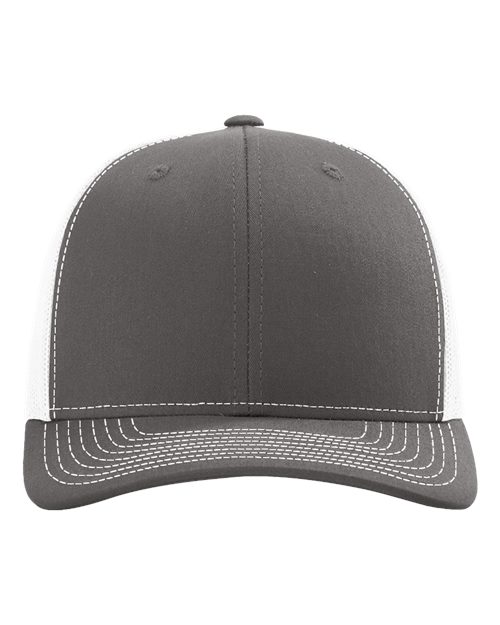 Snapback Trucker Cap - 112 - Charcoal/White