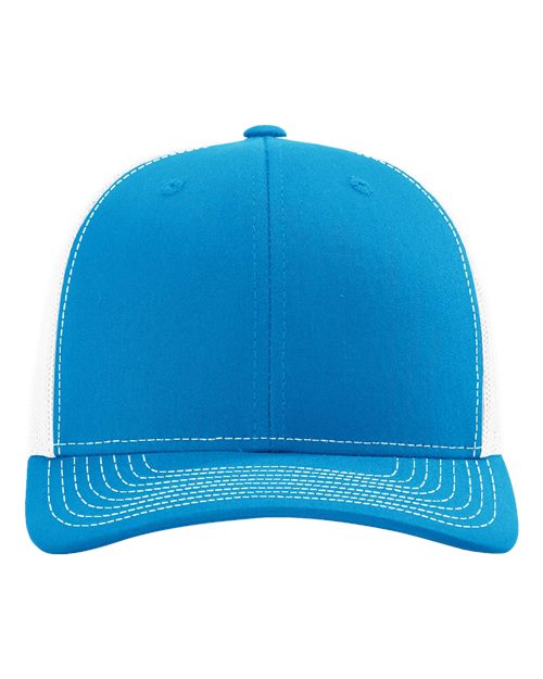 Snapback Trucker Cap - 112 - Cyan/White