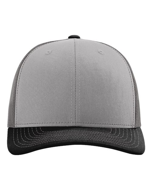 Snapback Trucker Cap - 112 - Grey/Charcoal/Black
