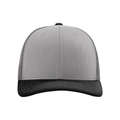 Richardson 112 Snapback Trucker Cap - Grey/Charcoal/Black