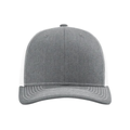 Richardson 112 Snapback Trucker Cap - Heather Gray / White