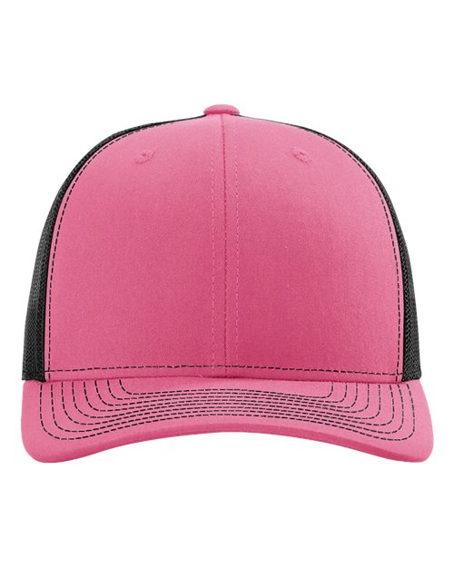 Snapback Trucker Cap - 112 - Hot Pink/Black