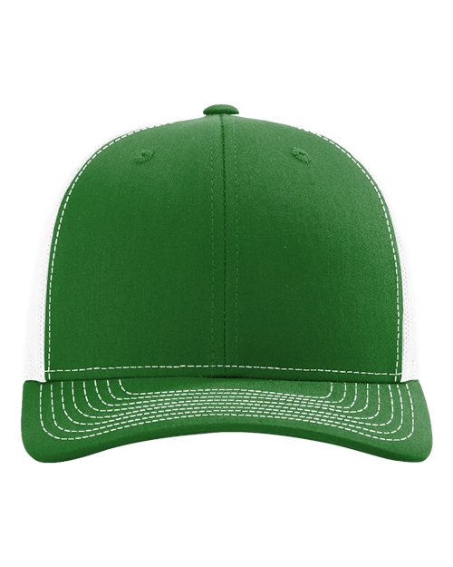 Snapback Trucker Cap - 112 - Kelly Green/White
