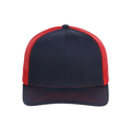 Richardson 112 Snapback Trucker Cap - Navy/Red