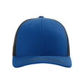 Richardson 112 Snapback Trucker Cap - Royal/Black