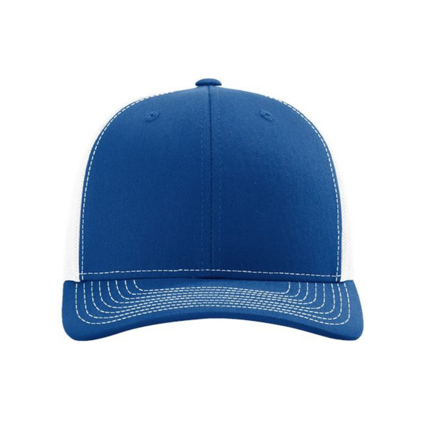 Richardson 112 Snapback Trucker Cap - Royal/White
