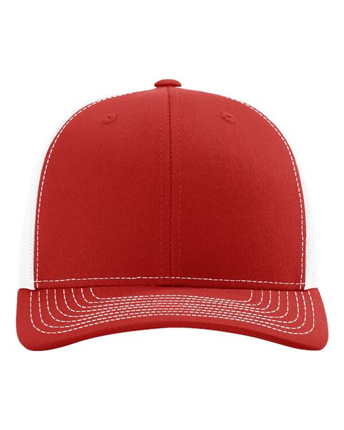 Snapback Trucker Cap - 112 - Red/White