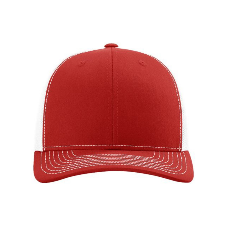 Richardson 112 Snapback Trucker Cap - Red/White
