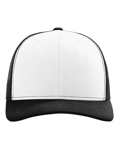 Snapback Trucker Cap - 112 - White/Black