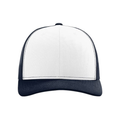 Richardson 112 Snapback Trucker Cap - White/Navy