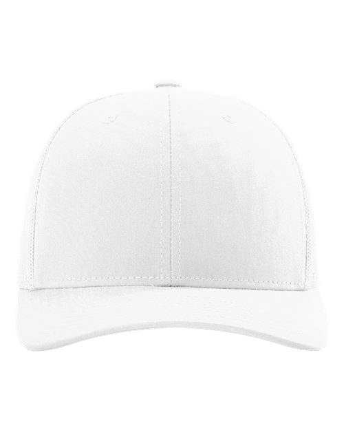 Snapback Trucker Cap - 112 - White/White