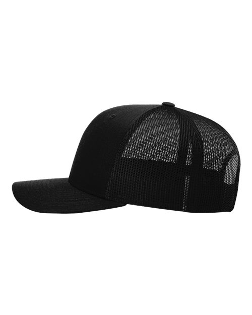Snapback Trucker Cap - 112 - Black